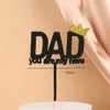 الحزب ديكور عيد الأب كب كيك أعلى القبعات Happy Cake Topper للاختيار الحلوى XB1