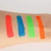 30g 50g Visage Corps Peinture Rainbow Cake Split Corps Maquillage Fluorescent Eau Activé Eyeliner Non Toxique Noël Halloween Party Outils