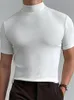 Мужские футболки мужская подставка для воротника 2022 с коротким рукавом с коротким рукавом.