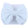 Large Double Layer Hair Bow Headband For Girls Cute Baby Elastic Hairbands Kids Solid Turban Headbands Summmer Hair Accessories5804430