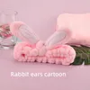 الوردي Hairband Bandband Short Plush Cute All-Match 1pc