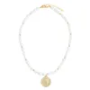 Böhmen för temperament Mixed Pearl Clavicle Halsband Tröja Kedja Kvinnsmodeller 220726