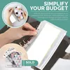 Confezione regalo -2X Star A6 Binder Sleeve per budgeting Pocket Cash Envelope Wallet Budget Planning NotepadGift