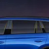 8st Car Window Center Piller Sticker PVC Protective Anti-Scratch Film för Skoda Kodiaq Karoq Kamiq 2016-Presentauto-tillbehör