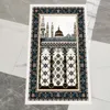 Carpets Muslim Thickened Pilgrimage Mat Islamic Worship Blanket Hui Prayer Flannel Adult Children Religious FeltCarpets