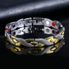 Link Kette Abnehmbare Männer Legierung Elegante Magnetische Armband Für Arthritis Schmerzen Relief Karpaltunnel HSJ88Link