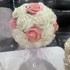 Dekorativa blommor kransar 25/50 st 7cm konstgjorda pe skum rose brudbuketter för bröllop utomhus hemfest dekorationer diy scrapbook s