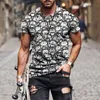 メンズTシャツカワイイ動物3DプリントトレンディTシャツメンズファッションヒップホップTシャツ半袖夏のティーズマレスシャツ