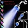 Bathroom Shower Heads Sprinkler Temperature Control Anti-Corrosion Easy Install Color Changing