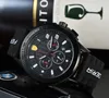 2022 Wysokiej jakości luksusowe zegarki sześć szwów wszystkie tarcze robią męskie kwarcowe zegarek Gumowy pasek chronografu FA257V