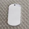 Blank Stainless Steel Military Army Dog Tags Mirror surface laser engravable Fashion Men Pendants FY3831 0812