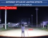 Güneş Taşkın Işıkları Açık IP67 Bahçe Yolu için Su Geçirmez Taşıma Işıkları Enerji Sokak Lambası 45W 100W 165W 200W