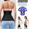 Femmes Traineur Scewear Belly Tamim Wrap Shaper Fajas Slim Modeling Body Shaper Bandage Corset Raise 220817