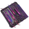 Purple Dragon Ciseaux de toilettage pour chiens de 8 pouces Ciseaux amincissants Ciseaux professionnels pour animaux de compagnie pour chat Coupe de cheveux de haute qualité Z3015-b 220621