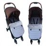 Wandelwagenonderdelen Accessoires Universele slaapzak Sleepsacks katoenen kussen voor trolley stoel dikke warme footmuff baby pramstroller