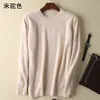 Men's100 Pure Mink Cashmere Suéteres Suave Cálido OCuello Casual Jerseys Invierno Manga larga Alto Quanlity Tops 17Colors Jumpers 220811