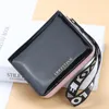 Wallets Woman PU Leather Money Bag Female Short Zipper Hasp Purse Small Mirror Wallet Card Case Luxury Clutch With Wristlet
