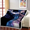 Coperte Anime giapponesi Ragazze Sherpa Coperta Intimo sexy Donna Tiro Picnic Aeroplano ponderato per bambini Adulti