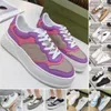 LUXURY Designer Women Ankle Skateboard Sneakers Shoes Thick Soled Fashion Calfskin Fabric Pillow Feel Casual Running Campus Low Heel Size 34-45