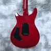 Wina czerwona gitara bardzo piękna, fajna popularna gitara elektryczna specjalna podstrunnica inlay różana