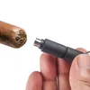 Fabrikversorgung Silikon-Zigarrenstanzer Öffner Tragbarer Zigarrenbohrer Einfaches Reise-Schlüsselanhänger-Werkzeug