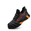 black orange Men Work Safety Running Shoes Anti-puncture Working Sneakers Male Indestructible Works Sports Sneakers Man Lightweight Shoe