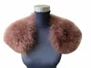 Real Ostrich Feather Fur Päls rycka Cape Brud bröllopsfest sjalomslag fluffig mjuk