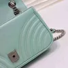 جودة عالية نساء حقائب اليد الفضية كتف الكتف Crossbody Soho Disco Messenger Base Wallet 10 Colors