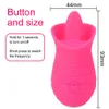 Soft Tongue Licking Vibrator Clit Nipple Sucker Clitoral Stimulator Rechargeable sexy Toys for Women 10 Frequency Bullet