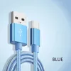 1 м 2 м 3 м Нейлон плетеный кабель Тип-С Зарядное устройство Micro USB-кабели для мобильного телефона Xiaomi Быстрая зарядка Тип C кабеля C