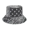 Projektanci mody Strażne czapki Brim Crossbrander Bucket Hat Kobieta wiosna Europejska amerykańska kwiecista druk kubełka Mashap7433992