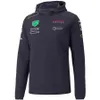 2022 Nouveau pull de l'équipe F1 Formula One Racing Team Racing Suit Fans Pull en polaire mince pour hommes Vêtements de travail chauds et coupe-vent Customiza244v