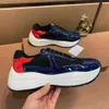 Sapatos casuais masculinos tênis leves da America's Cup plataforma ao ar livre tecido masculino preto malha azul tênis de marca de moda 38-46