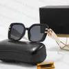 Designer Solglasögon Fashion Glasses Cat Eye Adumbral Summer Beach Eyewear For Man Woman 5 Color Full Frame Top Quality