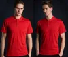 High-quality new men's top alligator short sleeved solid color Polo shirt men's slim-fit clothing