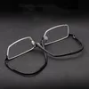 ファッションサングラスフレームスーパータフチタン合金眼鏡フレームビジネスカジュアル光学処方箋ハーフグラスメンP9916Fashion