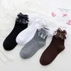 Носки чулочно -носочные пары сладкие женщины кружевные лук -лук -носки мягкие удобные хлопковые эластичные вязаные вязание