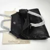 Bolso de cadena Bolso negro de lujo Bolso de diseñador Bolso de moda para mujer Nueva marca Bolso de mensajero de un solo hombro grande