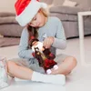 Décorations de Noël année 2022 pour la maison électrique père noël poupée jouets musicaux enfants cadeaux fenêtre ornements Navidad noëlNoëlNoël