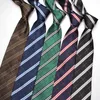 Bow Ties Sitonjwly Business Polyester Neck For Men Women Classic Slits Wedding Suits Corbatas Plaid Stripe Slittebåge