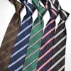 BOWIS TIES SITONJWLY BIZNES BIZNES Poliester Neck dla mężczyzn Kobiety Klasyczne krawat ślubny Corbatas Plaid Stripe Cucklow