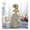 Europe Victorian Girl Statue Fashion Character Beauty Figurines Resin Crafts Wedding Gift Creative Home Decoration Ornament Art T200331