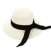 Wide Brim Hats Summer Lady Cap Female Simple Foldable Floppy Girl Straw Sun Hat Beach Women UV Protect Travel CapWide
