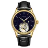 Zegarek Aesop Tourbillon zegarek Mężczyźni Chronograf 50m wodoodporny złoty mechaniczny zegarek mechaniczny dla Man Sapphire Solar Układ słoneczny