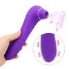 Estimulador de clítoris 10 velocidades Succionador de clítoris Vibrador Succión de pezón Juguetes sexy para mujeres Lamiendo la lengua oral Vibrador