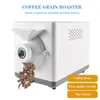 다기능 스테인레스 스틸 전기 커피 콩 로스터 기계 비 스틱 코팅 타이머 온도 조정 가능한 베이킹 도구