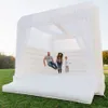 2022 Ny designad vit uppblåsbar bröllop jumper studsa hus bouncy hoppande slott utomhus vuxna och barn leksaker för fest