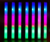 パーティーデコレーションRGB LEDフォームグロースティック照明照明結婚式コンサートおもちゃカスタマイズされたロゴ220PCのための暗いマルチカラースティック