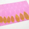 Baking Moulds Large Size Fantasy Flower Petal And Leaves Cake Silicone Mat Wedding Fondant Lace Decoration Mold K493Baking