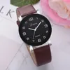 Montres-bracelets Montre décontractée pour femmes, bracelet en cuir à Quartz, analogique, numérique, marque de luxe, cadeaux pour femmes, Montre Femme